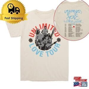 Red Hot Chili Peppers World Tour T-Shirt Classic 2 Sided